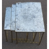 1950/70 Série de 3 Tables Gigognes Modèle Bambou avec Pieds Maison Baguès 12