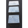 1950/70 Série de 3 Tables Gigognes Modèle Bambou avec Pieds Maison Baguès 14