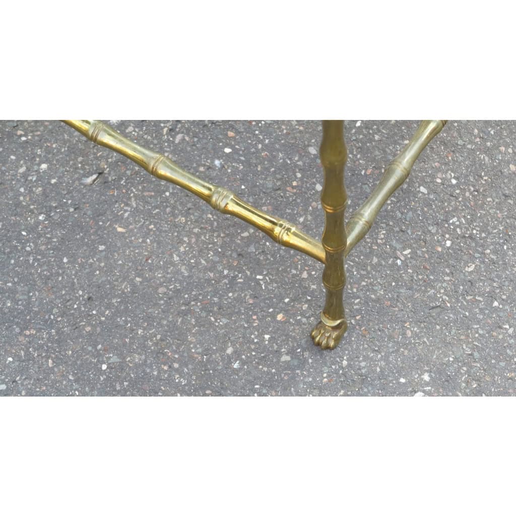 1950/70 Série de 3 Tables Gigognes Modèle Bambou avec Pieds Maison Baguès 9