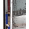 1970/80 Paire De Miroirs Venise Style Louis 14 Avec Ornements En Verre Bleu 25