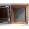 1970/80 Paire De Miroirs Venise Style Louis 14 Avec Ornements En Verre Bleu 16