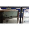 1970/80 Paire De Miroirs Venise Style Louis 14 Avec Ornements En Verre Bleu 19