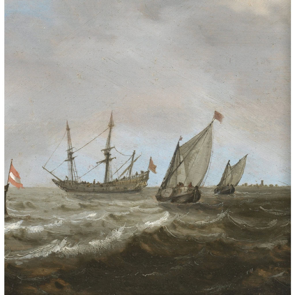 Navires près de la côte – Abraham Hendricksz van Beyeren (1620/21 – 1690) | Biron Navires près de la côte - Abraham Hendricksz van Beyeren (1620/21 – 1690)