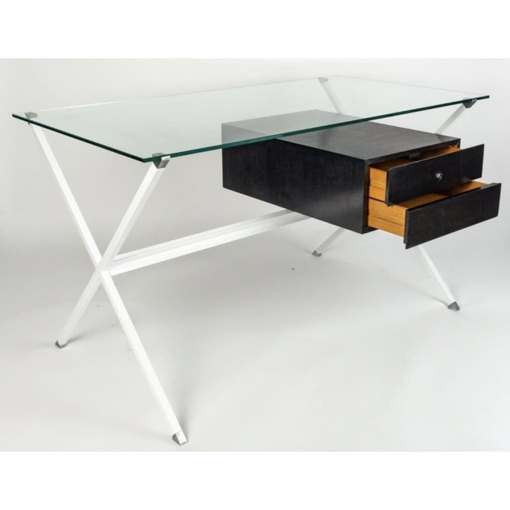 1950 Bureau « Model 80 » par Franco Albani pour Knoll, | Biron 1950 Bureau « Model 80 » par Franco Albani pour Knoll,