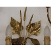 1970′ Série de 5 Appliques aux Plantins Style Maison Jansen | Biron 1970' Série de 5 Appliques aux Plantins Style Maison Jansen
