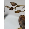 1970′ Horloge Éclairante Aux Feuilles En Agate Par FAURE, FERNANDEZ ou DUVAL BRASSEUR Pour HONORE PARIS | Biron 1970′ Horloge Éclairante Aux Feuilles En Agate Par FAURE, FERNANDEZ ou DUVAL BRASSEUR Pour HONORE PARIS