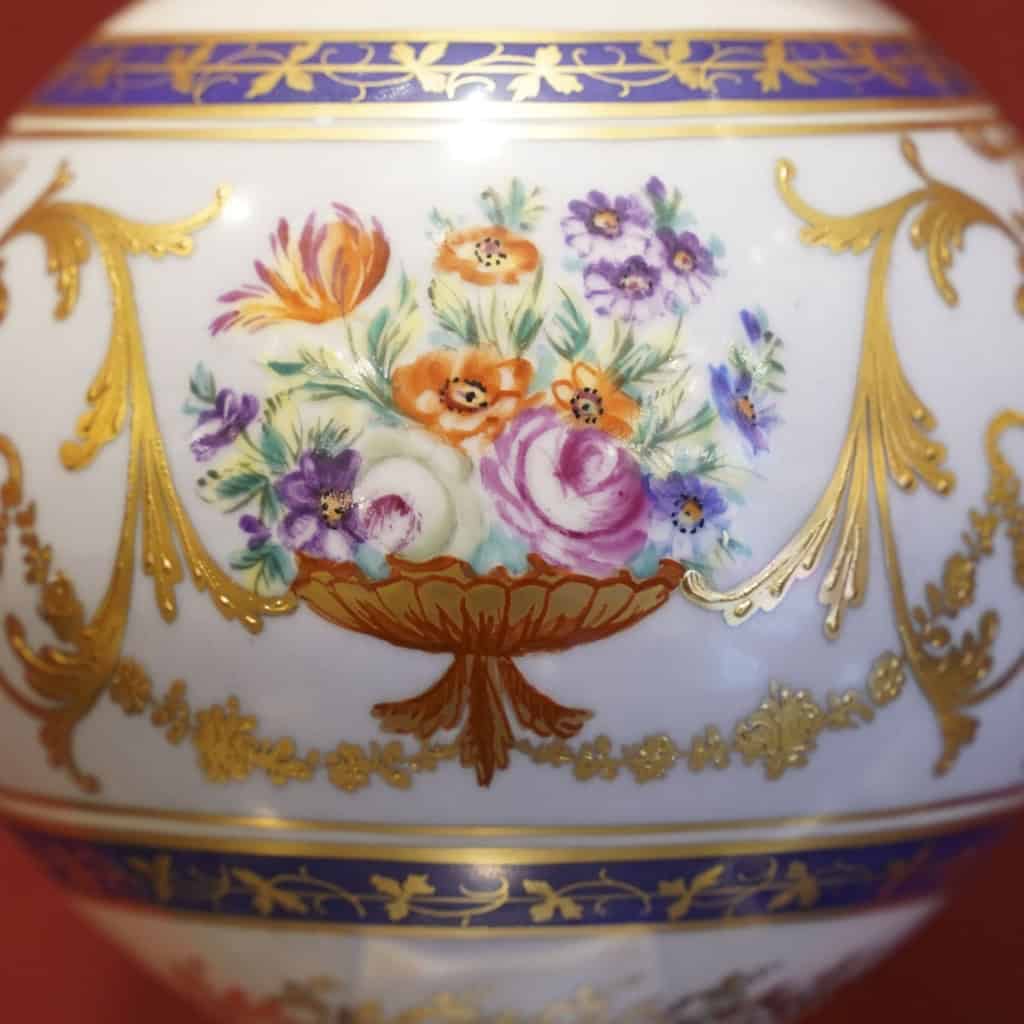 Le Tallec « Paire de Lampes » Baron Jourdan bleu | Biron Le Tallec "Paire de Lampes " Baron Jourdan bleu