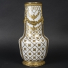 Vase blanc et or, XIXème siècle | Biron |||||||