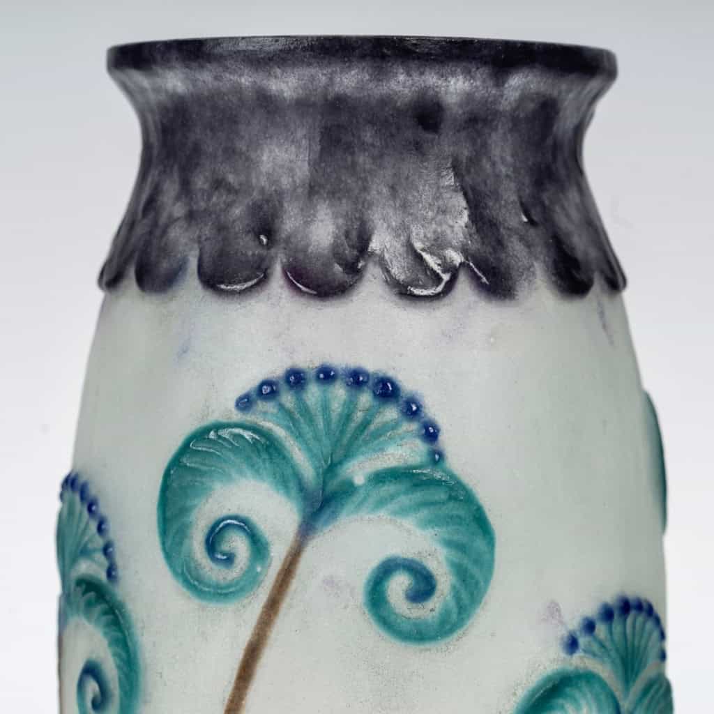 Vase « Papyrus » pâte de verre de Gabriel ARGY-ROUSSEAU | Biron Vase "Papyrus" pâte de verre de Gabriel ARGY-ROUSSEAU