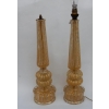 1950/70 Paire de Lampes Barovier & Toso Avec Paillons d’Or Fût Conique | Biron 1950/70 Paire de Lampes Barovier & Toso Avec Paillons d’Or Fût Conique