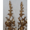 1950/70′ Paire d’Appliques Bois Argenté Style LXV | Biron 1950/70′ Paire d’Appliques Bois Argenté Style LXV