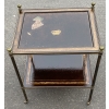 1950′ Table Maison Jansen En Bronze Patiné Avec Plateaux Laque de Chine Coromandel | Biron ||||||||||
