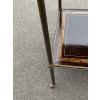 1950′ Table Maison Jansen En Bronze Patiné Avec Plateaux Laque de Chine Coromandel | Biron 1950′ Table Maison Jansen En Bronze Patiné Avec Plateaux Laque de Chine Coromandel