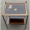 1950′ Table Maison Jansen En Bronze Patiné Avec Plateaux Laque de Chine Coromandel | Biron 1950′ Table Maison Jansen En Bronze Patiné Avec Plateaux Laque de Chine Coromandel