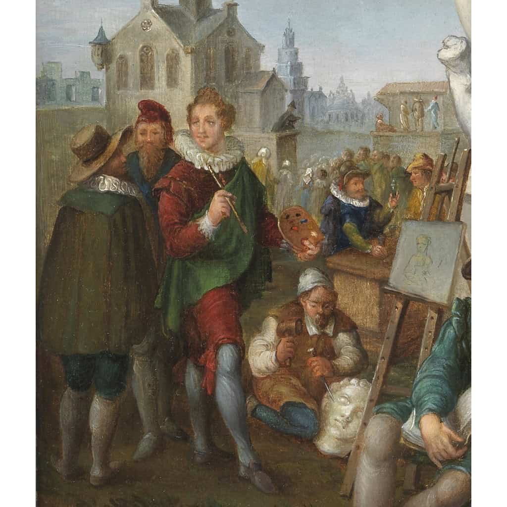 Mercure présidant aux Arts – Ecole flamande vers 1600 | Biron Mercure présidant aux Arts – Ecole flamande vers 1600