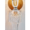 Paire de Candélabres trois lumières « Maharadja » cristal blanc et ambre de SAINT LOUIS | Biron Paire de Candélabres trois lumières "Maharadja" cristal blanc et ambre de SAINT LOUIS