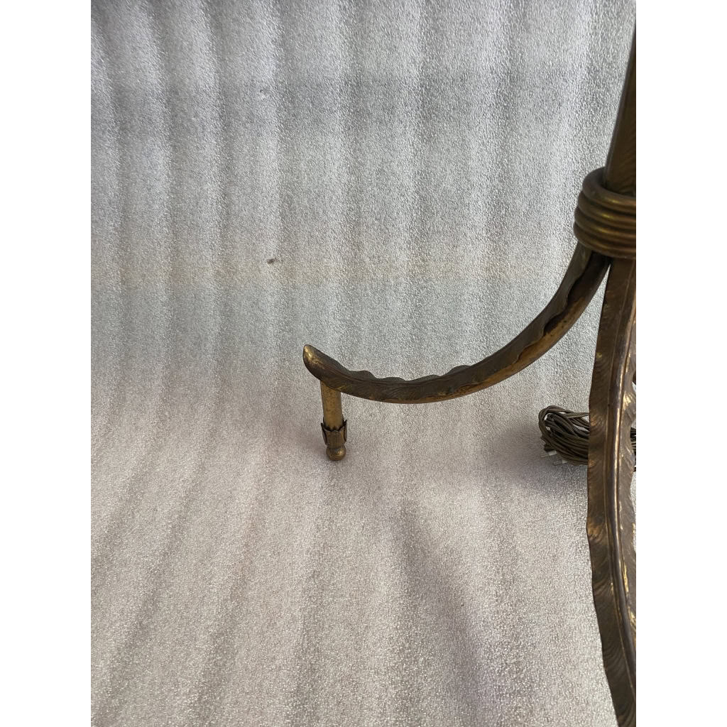 1970 Lampadaire en Bronze Doré Maison Baguès Modèle Palmier | Biron 1970 Lampadaire en Bronze Doré Maison Baguès Modèle Palmier
