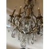 1880/1900′ Lustre Cage Maison Bagués Et Baccarat en Bronze Doré 12 Lumières | Biron 1880/1900′ Lustre Cage Maison Bagués Et Baccarat en Bronze Doré 12 Lumières