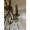 1880/1900′ Lustre Cage Maison Bagués Et Baccarat en Bronze Doré 12 Lumières | Biron 1880/1900′ Lustre Cage Maison Bagués Et Baccarat en Bronze Doré 12 Lumières