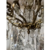 1880/1900′ Lustre Cage Maison Bagués Et Baccarat en Bronze Doré 12 Lumières | Biron 1880/1900′ Lustre Cage Maison Bagués Et Baccarat en Bronze Doré 12 Lumières