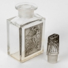 Flacon « L’Effleurt » verre blanc patiné sépia de René LALIQUE | Biron Flacon "L'Effleurt" verre blanc patiné sépia de René LALIQUE