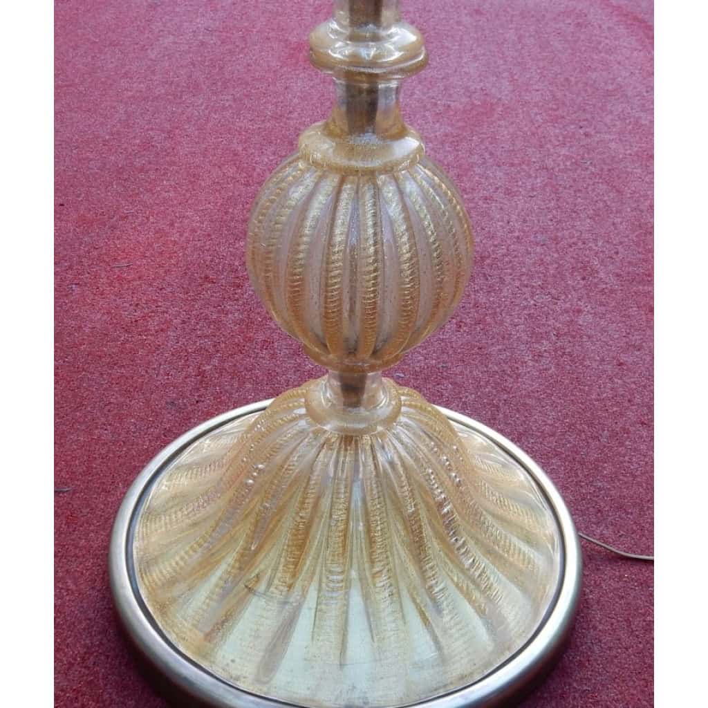 1950/70 Lampadaire Barovier & Toso Avec Paillons d’Or | Biron 1950/70 Lampadaire Barovier & Toso Avec Paillons d’Or