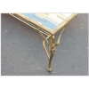 1950/70′ Table Basse en Bronze Aux Cygnes et Ses 6 Bouts de canapés | Biron 1950/70′ Table Basse en Bronze Aux Cygnes et Ses 6 Bouts de canapés