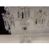 Paire de Chandeliers Baccarat Avec 2 Branches Socles Perlés | Biron Paire de Chandeliers Baccarat Avec 2 Branches Socles Perlés