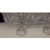 Paire de Chandeliers Baccarat Avec 2 Branches Socles Perlés | Biron Paire de Chandeliers Baccarat Avec 2 Branches Socles Perlés