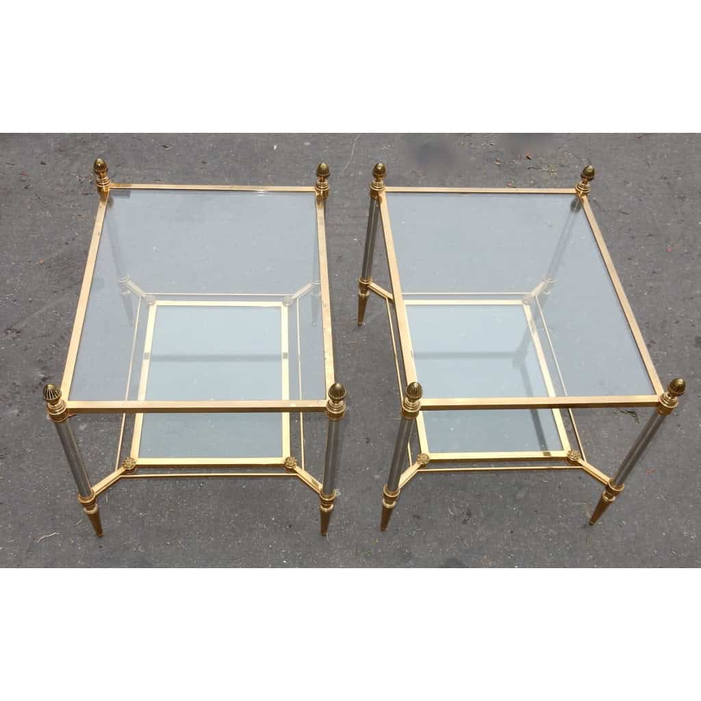 1950/70′ Paire de Bouts de Canapé Maison Jansen 2