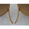 1970/80′ Paire de Guéridons Tripodes Décor Bambou, Plateaux Laqués Style Maison Jansen | Biron 1970/80′ Paire de Guéridons Tripodes Décor Bambou, Plateaux Laqués Style Maison Jansen