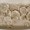 Boîte "Primevères" verre blanc patiné sépia de René LALIQUE