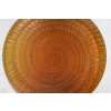 Vase « Escargot » verre butterscotch patiné gris de René LALIQUE | Biron Vase "Escargot" verre butterscotch patiné gris de René LALIQUE