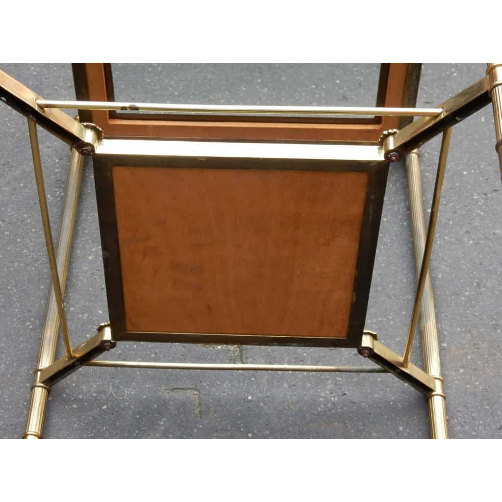 1950/70′ Table Basse de Style Maison Jansen en Laiton et Bronze Doré VENDU | Biron 1950/70′ Table Basse de Style Maison Jansen en Laiton et Bronze Doré