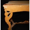 1850′ Console Italienne 19ème en Bois Doré d’Époque aux Puttis | Biron 1850′ Console Italienne 19ème en Bois Doré d’Époque aux Puttis