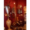 1950/70 Paire De Lampadaires Ou Similaires Tripode Barovier & Toso Avec Paillons d’Or | Biron 1950/70 Paire De Lampadaires Ou Similaires Tripode Barovier & Toso Avec Paillons d’Or