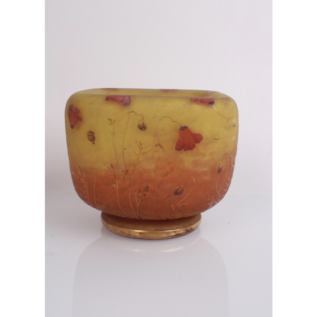 DAUM NANCY, Vase « Coquelicots » | Biron DAUM NANCY, Vase « Coquelicots »