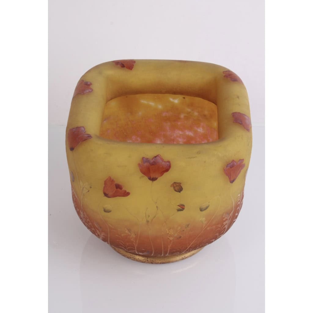DAUM NANCY, Vase « Coquelicots » | Biron DAUM NANCY, Vase « Coquelicots »