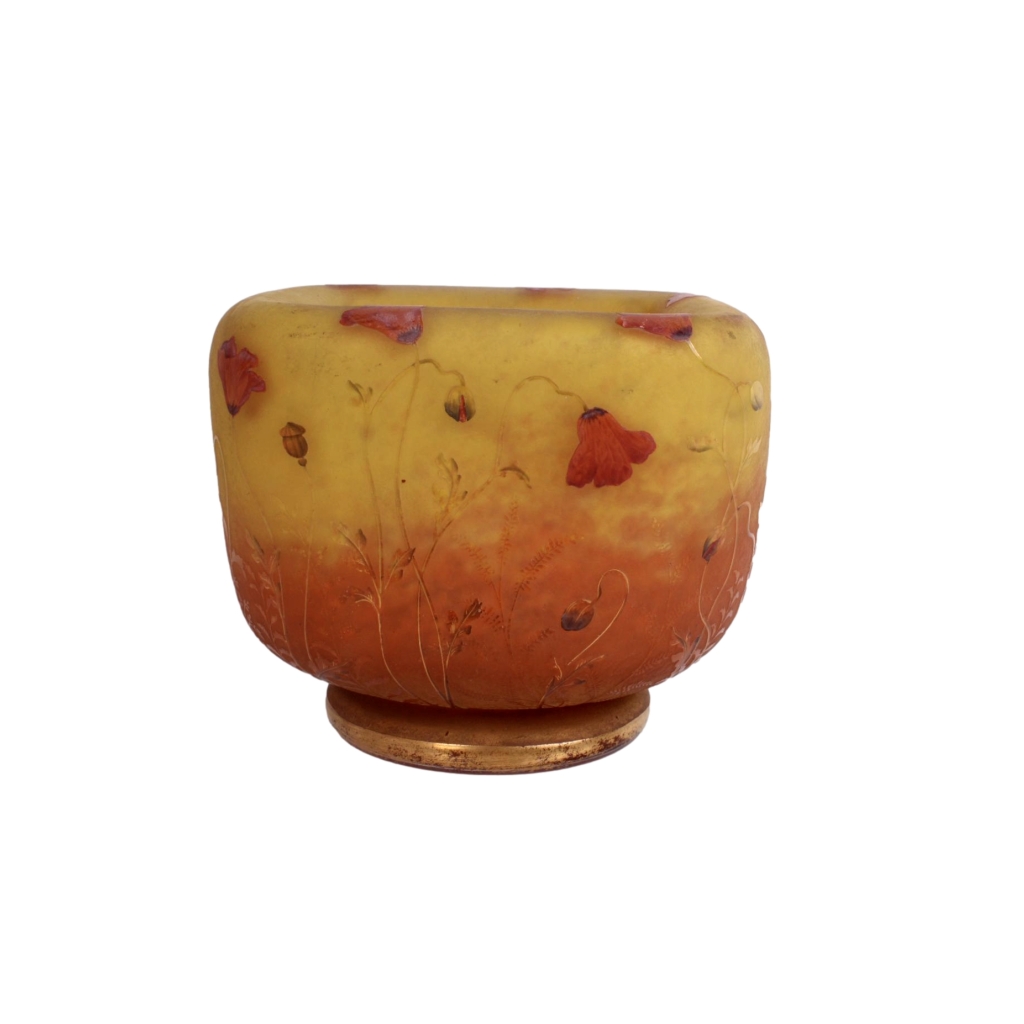 DAUM NANCY, Vase « Coquelicots » | Biron DAUM NANCY, Vase « Coquelicots »