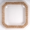 Service d’Assiettes « Pâquerettes » verre blanc patiné sépia de René LALIQUE – 4 Pièces | Biron Service d'Assiettes "Pâquerettes" verre blanc patiné sépia de René LALIQUE - 4 Pièces