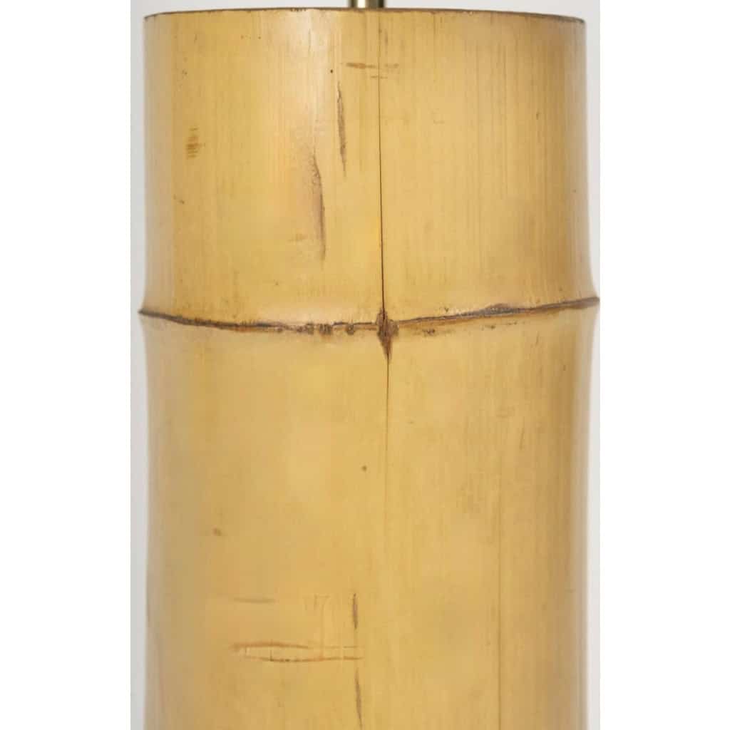 1970 Large Bamboo Lamp L Sognot | Biron 1970 Large Bamboo Lamp Maison Roche