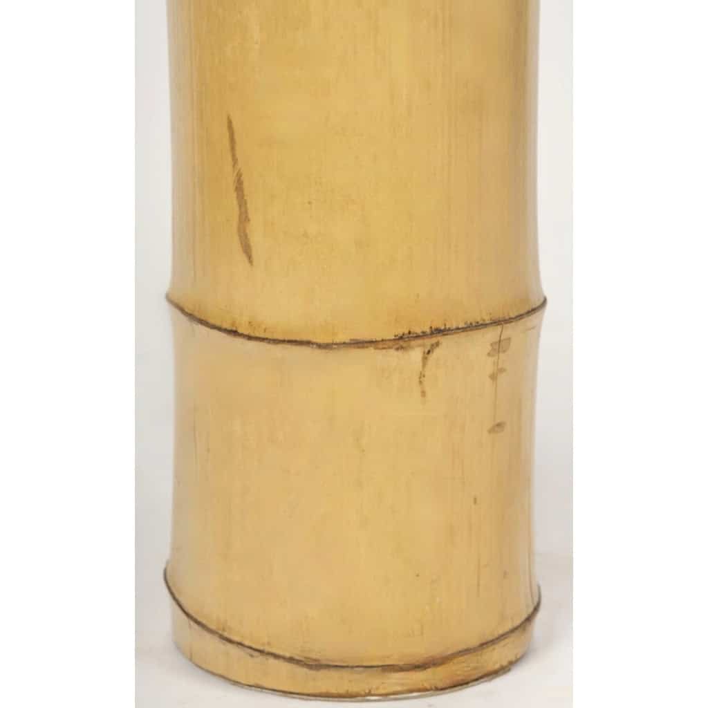 1970 Large Bamboo Lamp L Sognot | Biron 1970 Large Bamboo Lamp Maison Roche