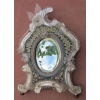 Miroir Vénitien avec Micromosaïque en Pierres Dures Décor de Fleurs | Biron Miroir Vénitien avec Micromosaïque en Pierres Dures Décor de Fleurs