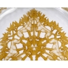 Service d’Assiettes « Chasse Chiens » verre blanc patiné sépia de René LALIQUE – 4 Pièces | Biron Service d'Assiettes "Chasse Chiens" verre blanc patiné sépia de René LALIQUE - 4 Pièces