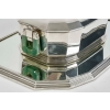 Centre de Table Soupière Art Déco Moderniste argent massif et aventurine de Jean E. PUIFORCAT | Biron Centre de Table Soupière Art Déco Moderniste argent massif et aventurine de Jean E. PUIFORCAT