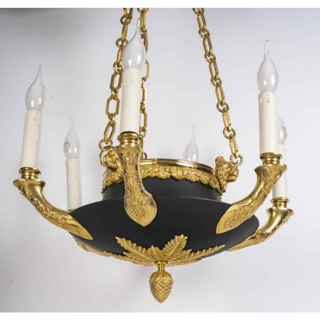 Lustre de style 1er Empire. | Biron Lustre de style 1er Empire.
