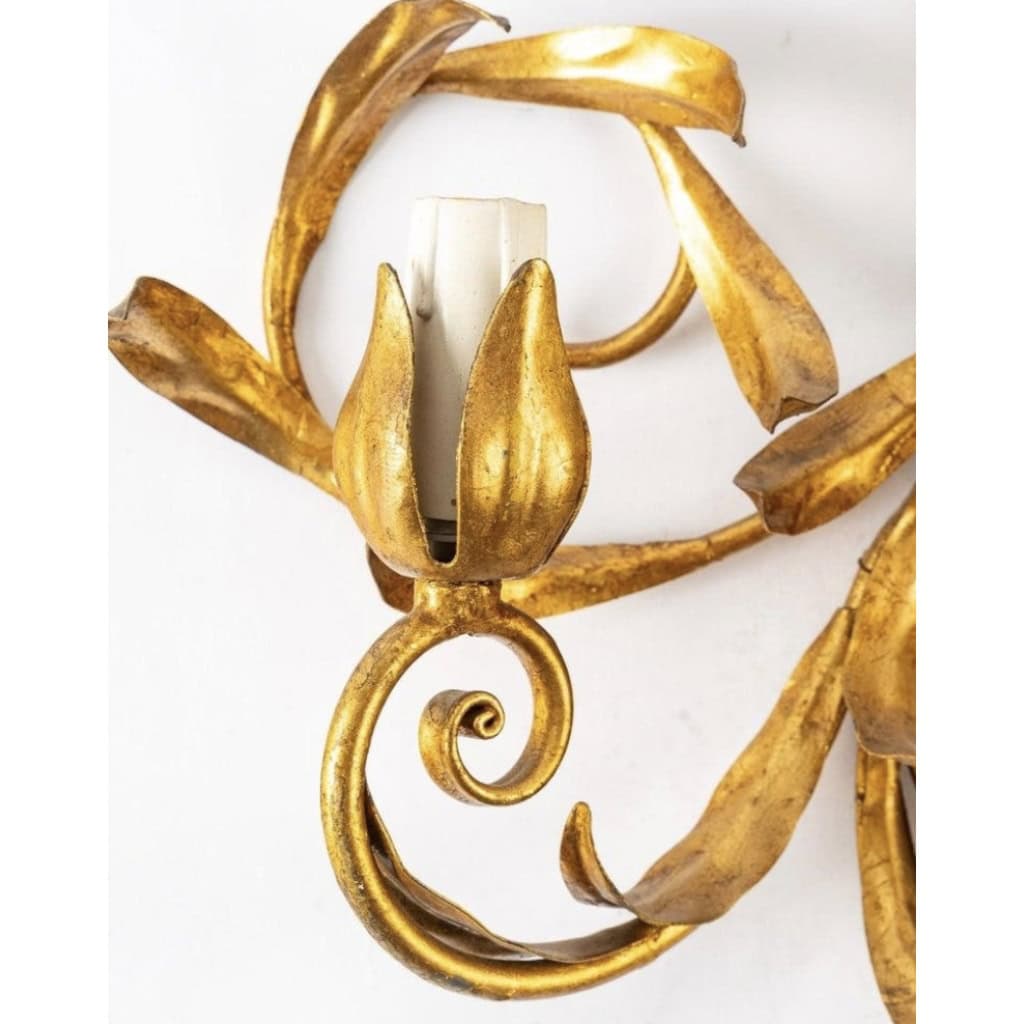 1960 Grande Paire d’Appliques Maison FloArt | Biron 1960 Grande Paire d'Appliques Maison FloArt