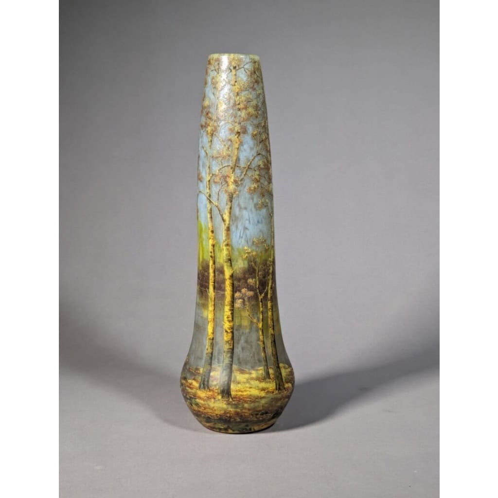 DAUM NANCY vase « paysage » | Biron 