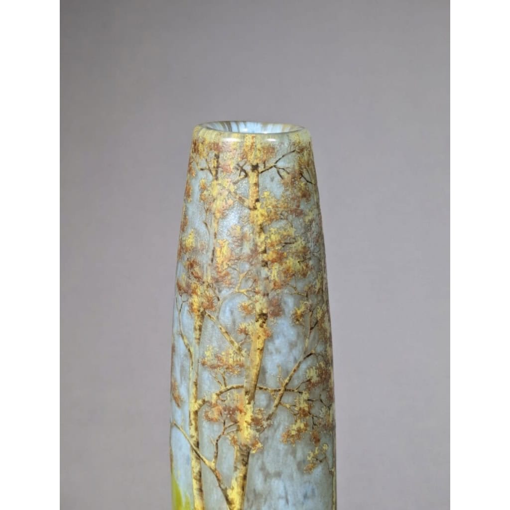 DAUM NANCY vase « paysage » | Biron 