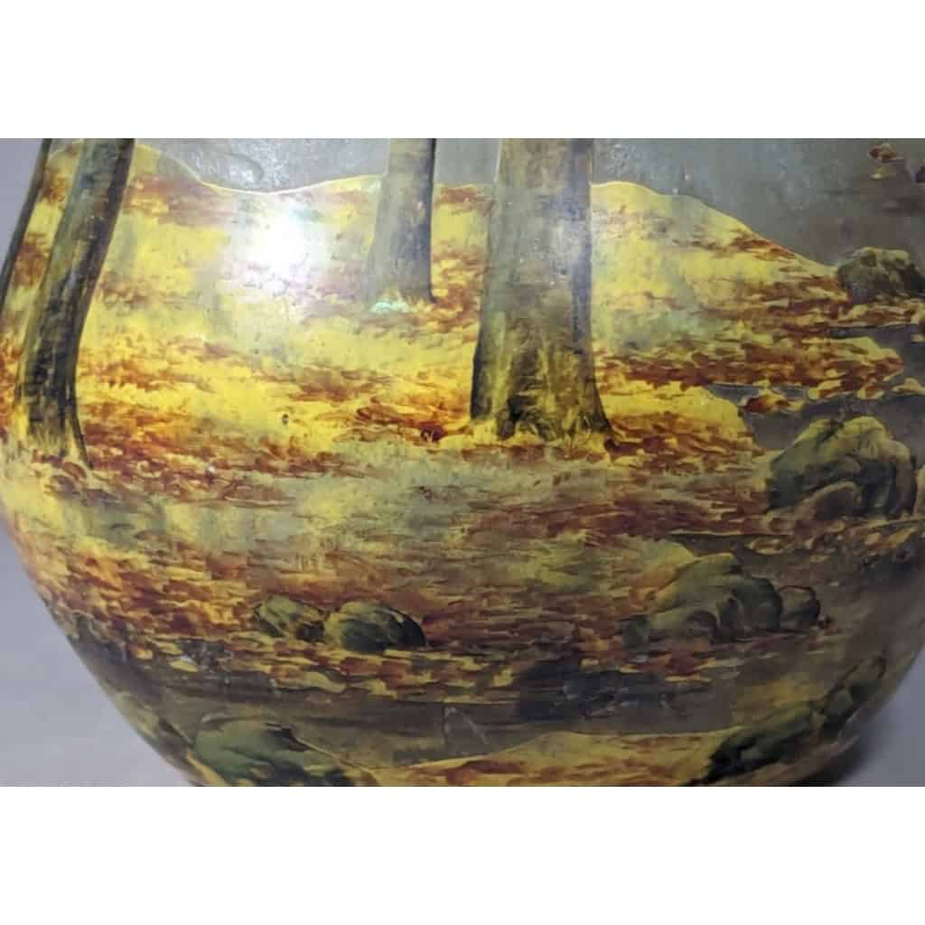 DAUM NANCY vase « paysage » | Biron 
